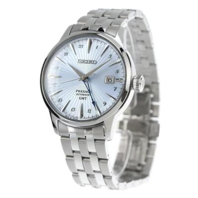 Pre-owned Seiko Presage Sary241 Cocktail Japan Time Automatic Mechanical Gmt Elegant Watch
