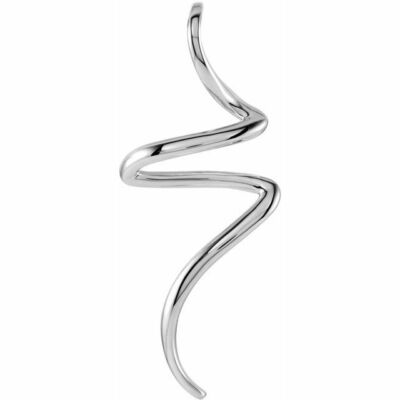 JADiamonds Freeform Pendant In 14K White Gold