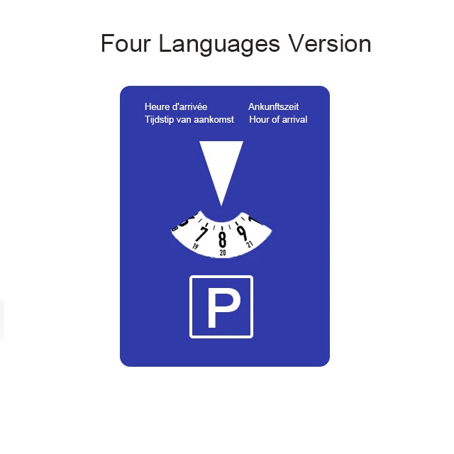 Disque De Stationnement Ã  Horloge Automatique Disque Bleu Auto Ã  Pile