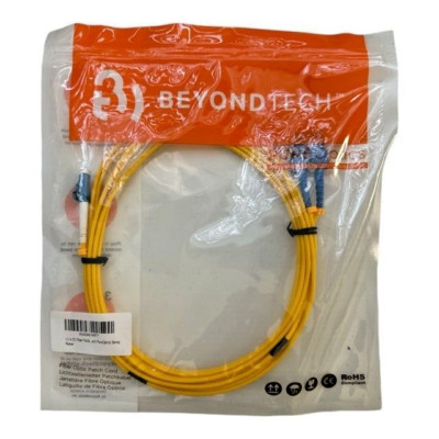 BEYONDTECH LC to SC Fiber Patch Cable Single Mode Duplex - 3m (6ft) - 9/125um