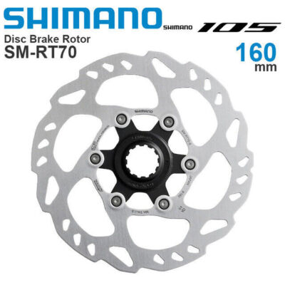 Shimano 105 SLX SM RT70 Disc Brake Rotor Center Lock MTB GRX Road Bike 140/160mm