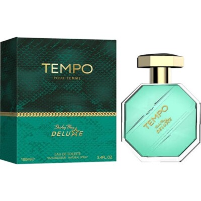 TEMPO women's designer EDP perfume 3.4 oz by SHIRLEY MAY DELUXE