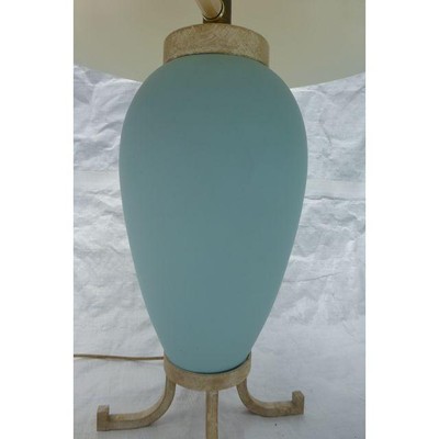 Mid Century Modern Karl Springer Murano Glass Table Lamps ~ A Pair