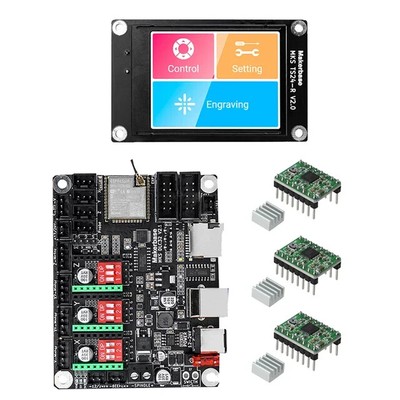 Offline Wifi Controller TS35-R LCD Display Kits for CNC Laser Engraving Machine