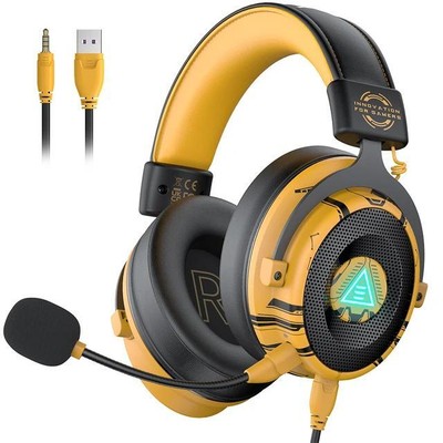 Eksa E900 Pro Upgraded Gaming Headset Gamer 7.1 Surround Wired Headphones