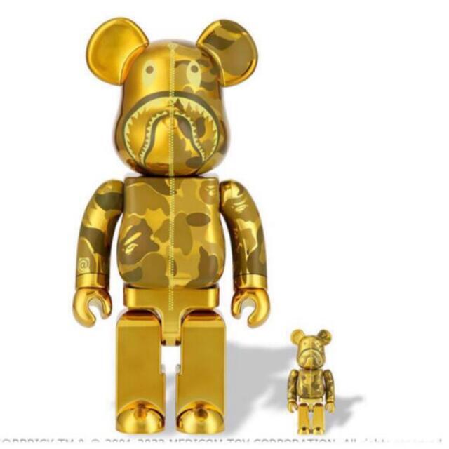 MEDICOM TOY - BAPE CAMO SHARK BE@RBRICK100 400 緑3セット MEDICOM TOY: BE@RBRICK - Bape Camo Shark 400% – TOY TOKYO