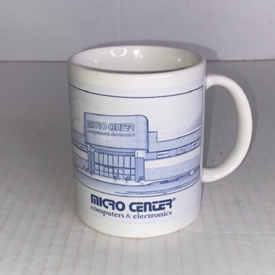 Micro Center The Computer Department Store Coffee Cup/Mug White -Yonkers NY