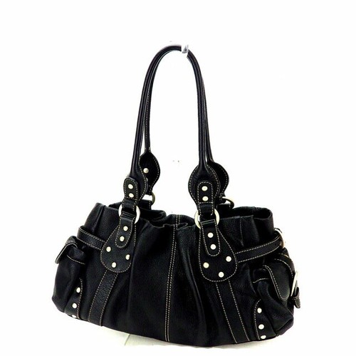 郵送買取 新品5台以上送料無料キャンペーン中！！  Klein Michel Shoulder eBay | G989 USED Authentic x Studded Bag パンツ