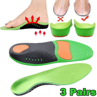 Kids Arch Support Shoe Insoles Plantar Fasciitis Orthotic Support Pain Relief