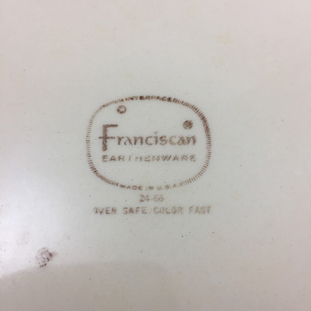 4 Vintage Franciscan Apple Dinner Plates, 10.5