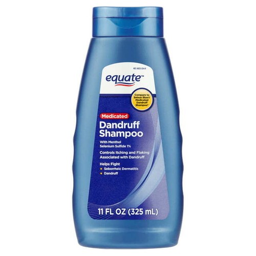 Equate Medicated Dandruff Shampoo with Selenium Sulfide 1%, 11 fl oz.