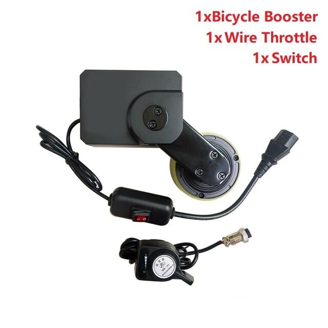 Booster 300W With Battery Modified Moped Kit Bicycle Friction Drive DIY Electric