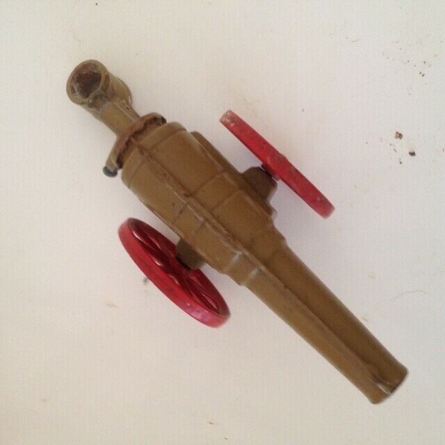 Vintage Cast Iron Toy Cannon