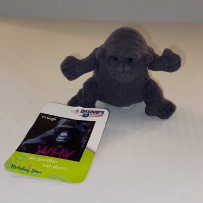 Mini Gorilla Plush Virunga Discovery Channel Holiday Inn
