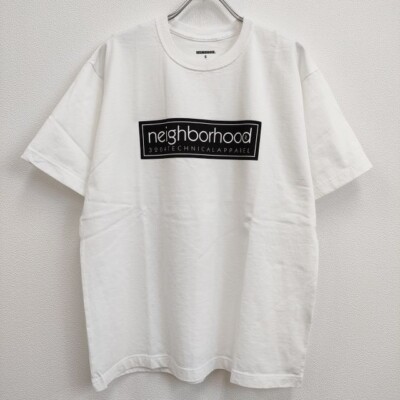 Neighborhood 24AW NH Logo Print Long Sleeve T-Shirt Gray XXL