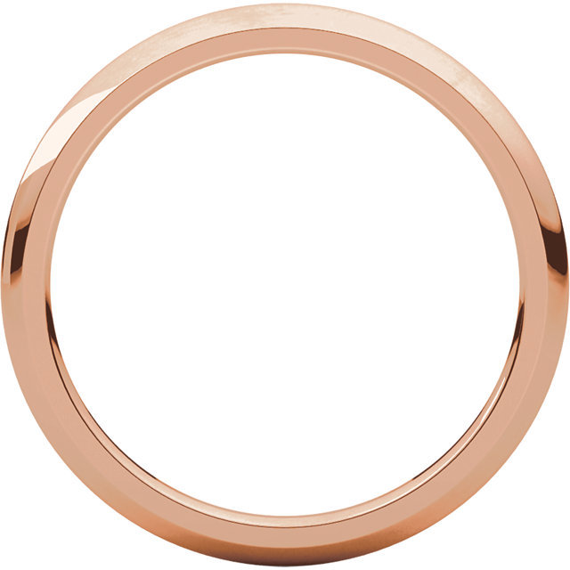 Pre-owned Handmade 14k Rose Gold Wedding Bands 1.5mm Dome Sizes 3 4 5 6 7 8 9 10 11 12 & 1/4 Size In Pink