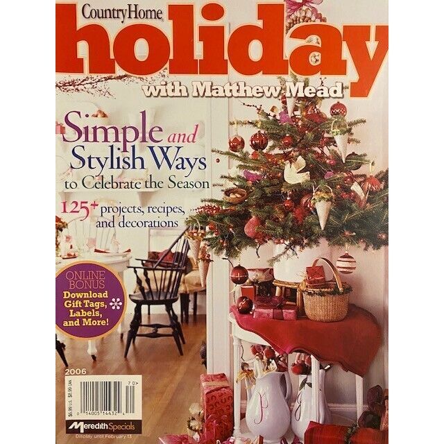 HOLIDAY WITH MATTHEW MEAD country home SIMPLE & STYLISH WAY