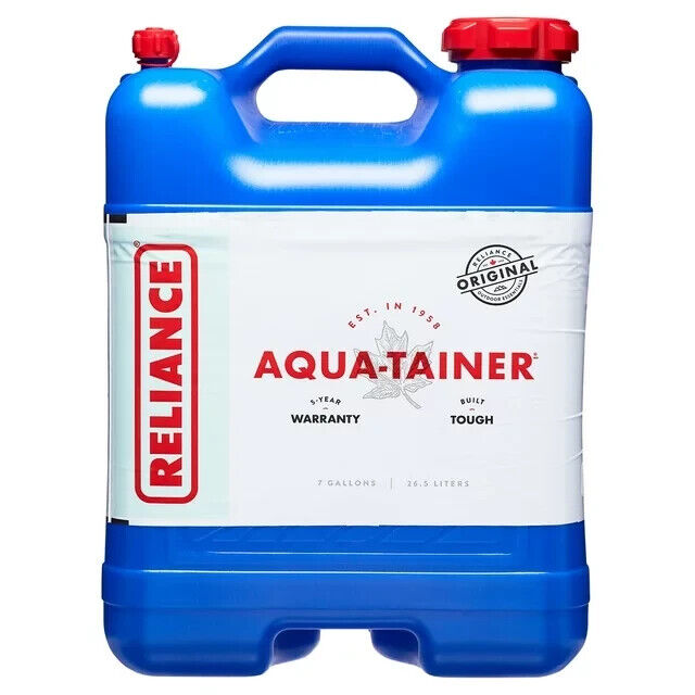 Reliance Aqua-Tainer Water Container 7 Gallon Fast Free Shipping