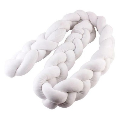 100cm Weaving Knot Newborn Baby Bed Bumper Crib Protector