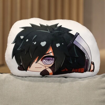 45cm Naruto Shippuden Anime Pillow Madara Sofa Cushion Stuffed Plush Doll