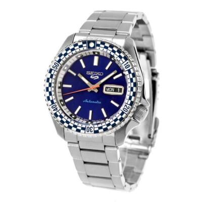 Pre-owned Seiko 5 Sports Sbsa243 Limited Retro Color Mechanical Automatic Watch Men Japan