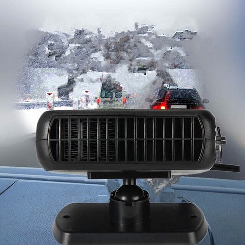 Portable 2 in 1 Auto Heater Heating Fan Car Dryer Defroster Demister 12V