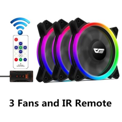 Aigo DR12 Pro Boîtier D'ordinateur Ventilateur RVB Ajuster VENTILATEUR LED