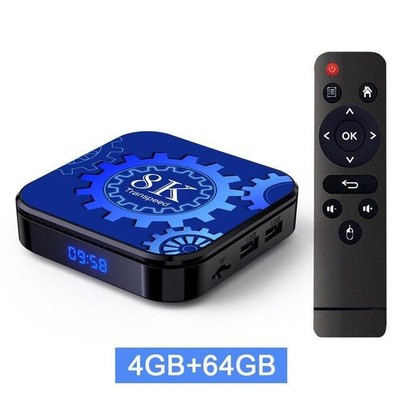 Transpeed Android 13 Wifi5 Tv Box Hdr10+ Support 8k Video 128g 64g 32g Bt5.0+ Rk