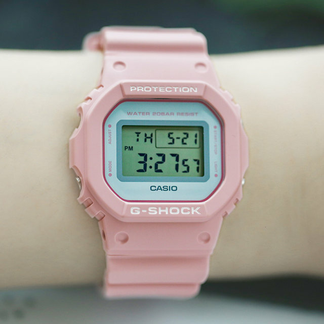 Casio G-shock Water Resistant Square Face Base Pink Color DW