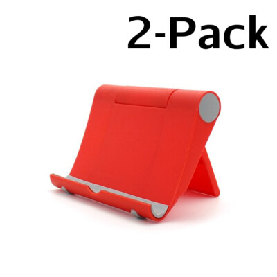 2 Pack Universal Foldable Desk Cell Phone Holder Mount Stand for Samsung iPhone