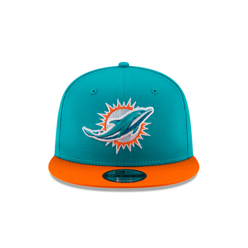 New Era 9Fifty Teal/Orange NFL Miami Dolphins 2Tone Basic Snapback (11872983) -