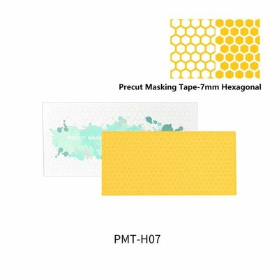 DSPIAE Precut Masking Tape for Airbrush - Hexagonal 7mm - Scenery Diorama Wargam