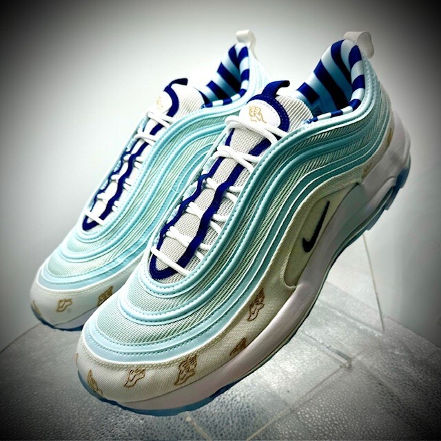 ウィメンズ Nike Air Max 97 Topaz Gold White Nike Air Max 97 Topaz Gold White W 921733-703 Taxi Sneakers