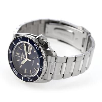 Pre-owned Seiko 5 Sports Sbsa259 Men Watch Japan Blue Dial Automatic Mechanical Diver