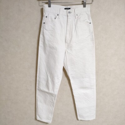 YLEVE 13.5oz DENIM HIGH WAIST TAPERED Size 0 Denim pants off