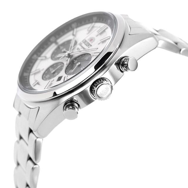 Pre-owned Orient Neo 70's Solar Panda Wv0041tx Men's Chrono Watch From Japan