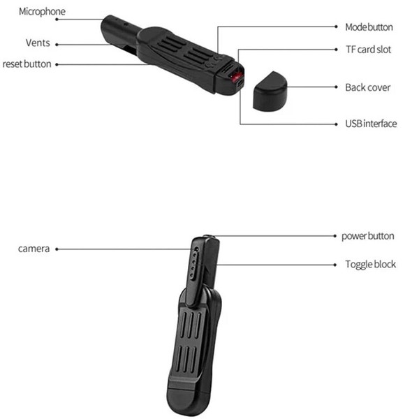 Hidden Cam Pocket Pen Camera 1080P HD Mini Body Video Recorder DVR Security USB - Image 128