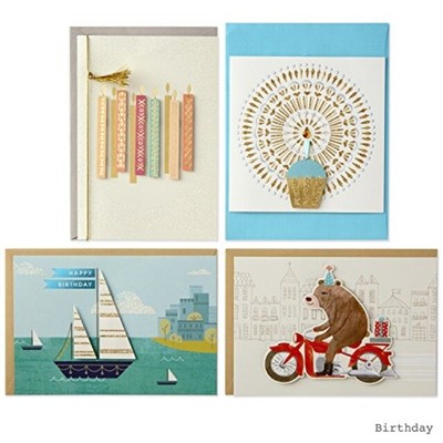 Hallmark All Occasion Handmade Boxed Greeting Card Assortment (Pack of 24)Birth