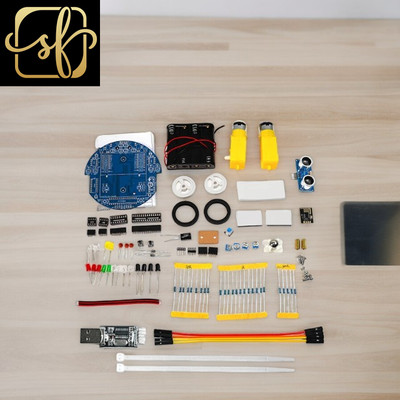 Diy No Battery B Automation Robot Kits Ultrasonic Obstacle Avoidance Graphical P