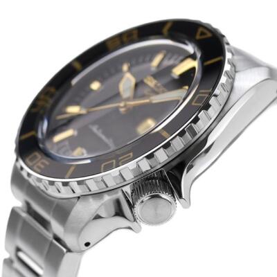 Pre-owned Seiko 5 Sports Sbsa261 Men Watch Japan Black X Gold Automatic Mechanical Diver