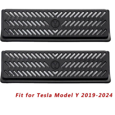 NITOYO 2x Backseat Air Vent Cover Air Flow Grille Protector For Tesla Model 3/Y