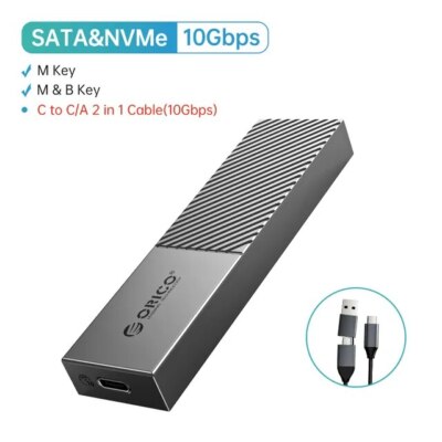 ORICO USB4 NVMe SSD Enclosure 40Gbps M.2 to USB-C Adapter for NVMe M-Key 4TB SSD