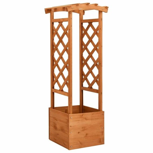blumenkasten mit rollen gro Rechteckiger Pflanzkbel aus Holz mit Rollen
