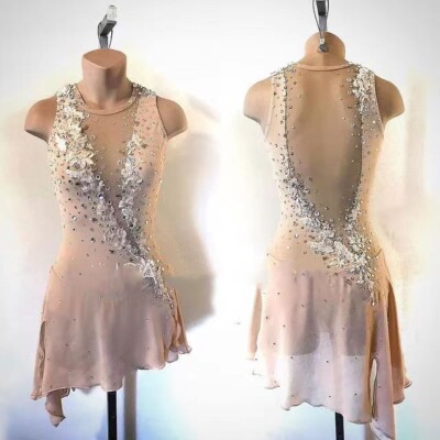 ice figure skating competition dress Gymnastics costume dance Dress dyeing