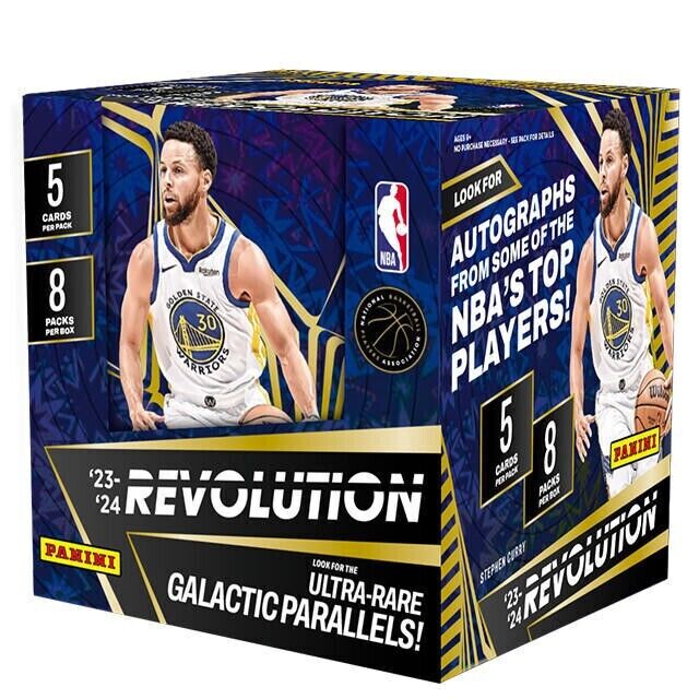 4x Pack of 2023-24 Panini Revolution Basketball HOBBY Pack