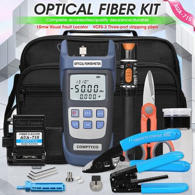 New FTTH Optical fiber cold junction kit 10mw/10km VFL optical fiber power meter