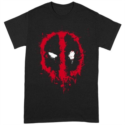 DEADPOOL - Splat Face Medi - Size M - New T Shirt - R1362z