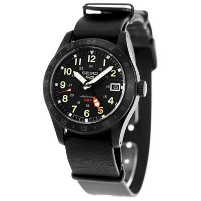 Pre-owned Seiko 5 Sport Sbsc013 Watch Gmt Field Sports Style Automatic Mechanical Men