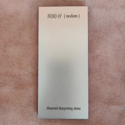 Knife Sharpener Whetstones Diamond Sharpening Oilstone with Non Slip Base 170x75