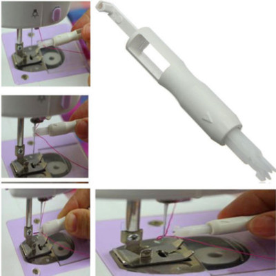 NEEDLE THREADER & NEEDLE INSERTION TOOL FOR SEWING MACHINE & OVERLOCKS/SERGERS
